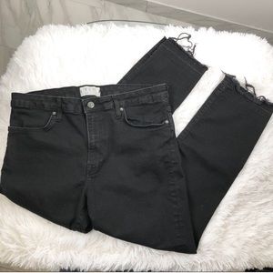 Free People raw hem skinny jeans